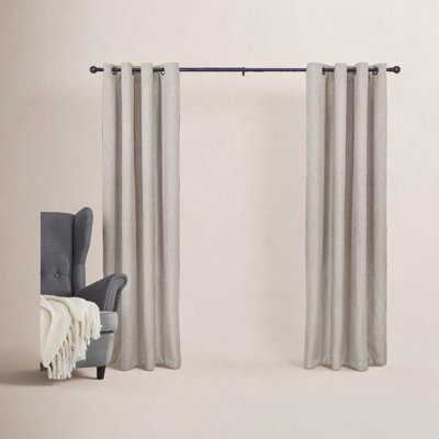 Kielle Marble Ball Single Curtain Rod