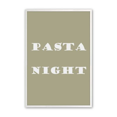 Imprimé Pasta Night