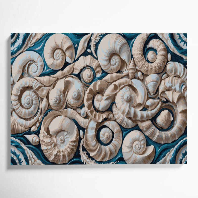 Toile grise hawaïenne, H 16 po x l 20 po