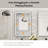 Front LED Anti-Fog Bathroom Vanity Mirror with Beveled Metal Framed-851420672-851420674-851420729