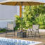 Chaise de patio pliante Sibele-510602148