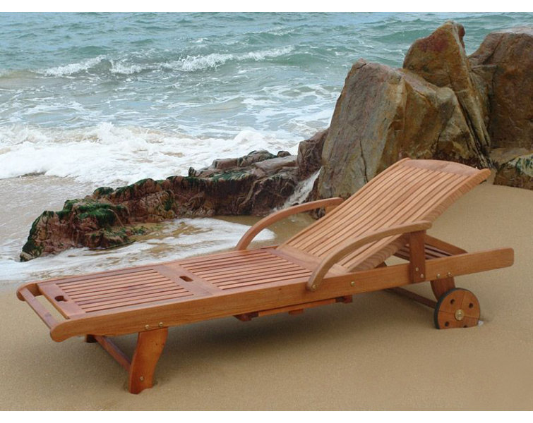 Afrin 195cm Long Reclining Eucalyptus Single Chaise