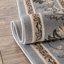 Delatorre Traditional Oriental Persian Grey Rug-493765284