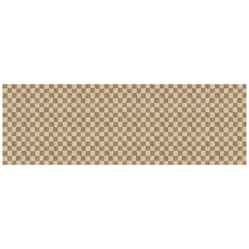 Tapis de cuisine Un-Rug Micro Check, Rectangle 2 pi x 6 pi