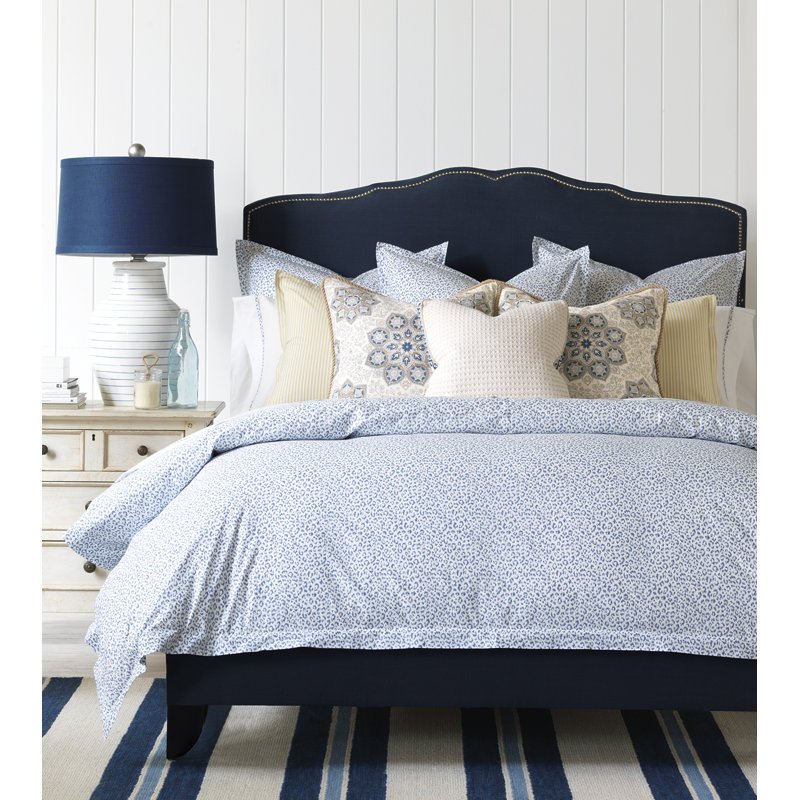 Selma Coastal Cotton Percale Animal Print Duvet Cover, Super King Duvet Cover