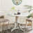 Denholme 2 - Person Pine Solid Wood Top Pedestal Dining Set-1479457014-1478743464
