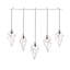 Luminaire suspendu géométrique 5 lumières grappe Luverne-1585683526