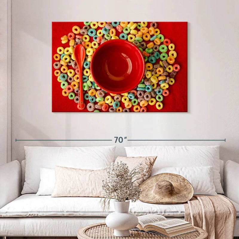 Yarlin Fruit Cereal Loops, 30" H x 45" W