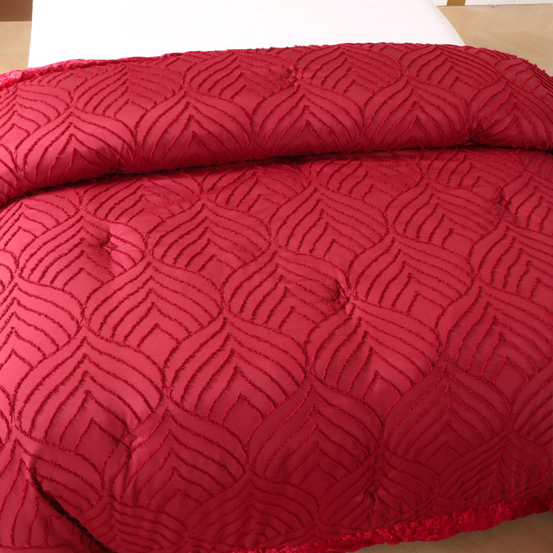 Chelsea Tufted Crushed Velvet Bedspread Set – Luxurious Soft Quilted Bedding with Matching Pillow Shams, Elegant Velvet Comforter Coverlet Set