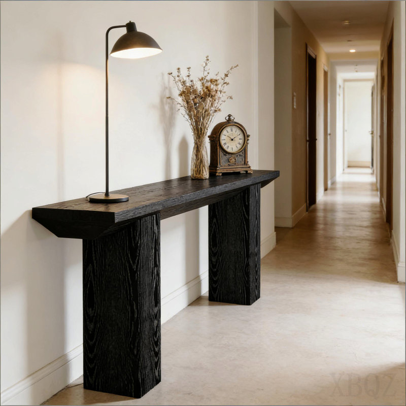 Triangular-Shaped Design Console Table,Sofa Table,Modern Entryway Table