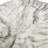 Negar 5 Foot Rounded Short Faux Fur Bean Bag, White And Gray
