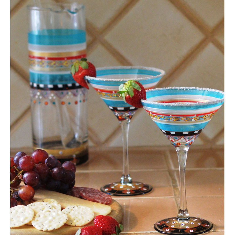 Verre à martini 7 oz. Mosaic Carnival