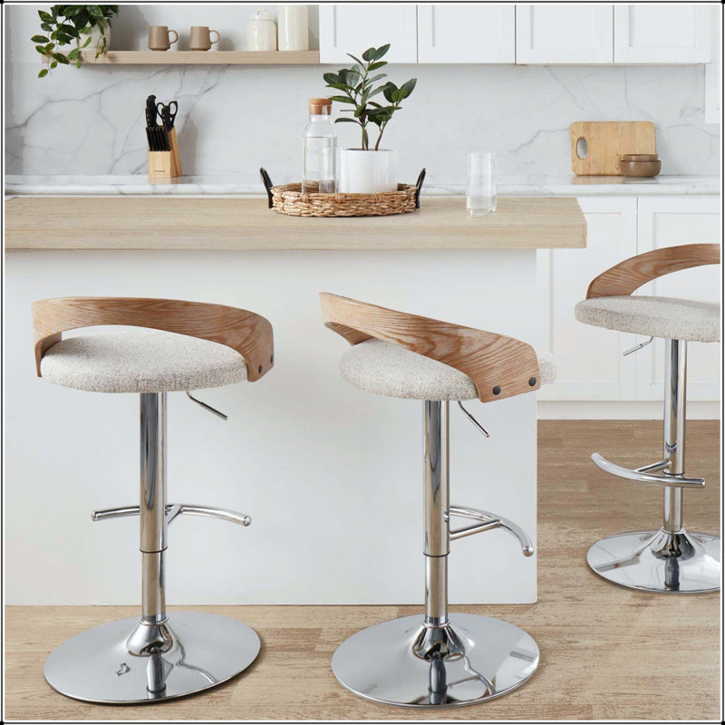 Tabouret de bar réglable avec pivot - ensemble de 2, 3