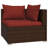 27.6" Wide Square Patio Sofa with Cushions-1708677356-1708677357