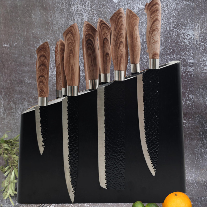 Couteau magnétique en bois, Noir