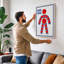 Hello Hello Geometric - Wrapped Canvas-221588976-221588982