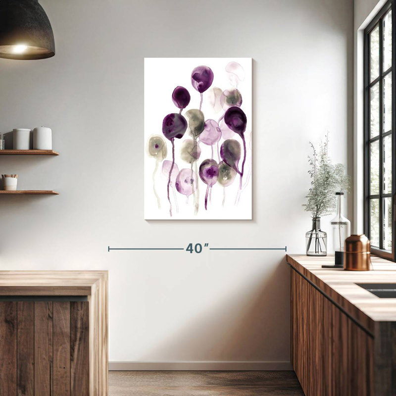 Avery Plum Pods I, 36" H x 24" W
