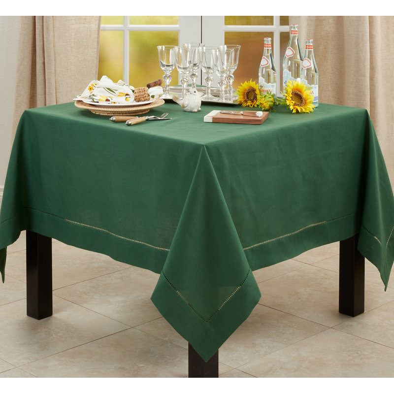 Polyester Tablecloth, 60" L x 60" W, Green