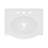 Prism 24 in. W x 38 in. H Console Sink, 8 in. Faucet Drilling, Polished Stainless Steel-118375685