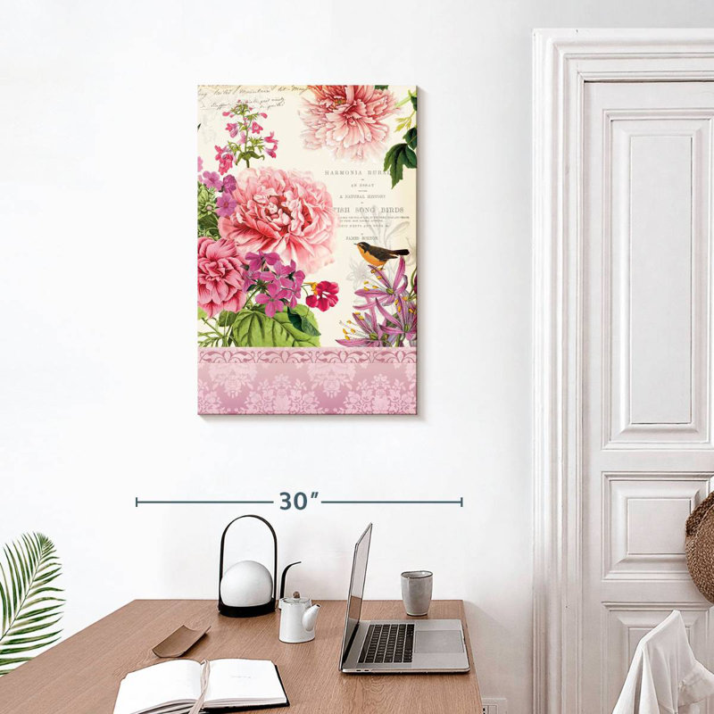 Harnek Lovely Floral IV, H 30 po x l 20 po