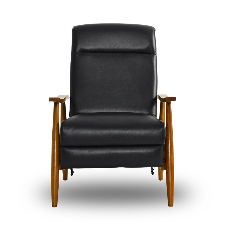Fauteuil inclinable réglable, Black Leather