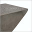 Table d'appoint TESS Modern - forme de sablier torsadé, gris clair, sans assemblage-129458317
