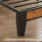 Twin XL Platform Bed Frame, Upholsterd Storage Headboard Shelf with Built-in Outlet, Easy Assembly, Perfect for Dorms-1805187238