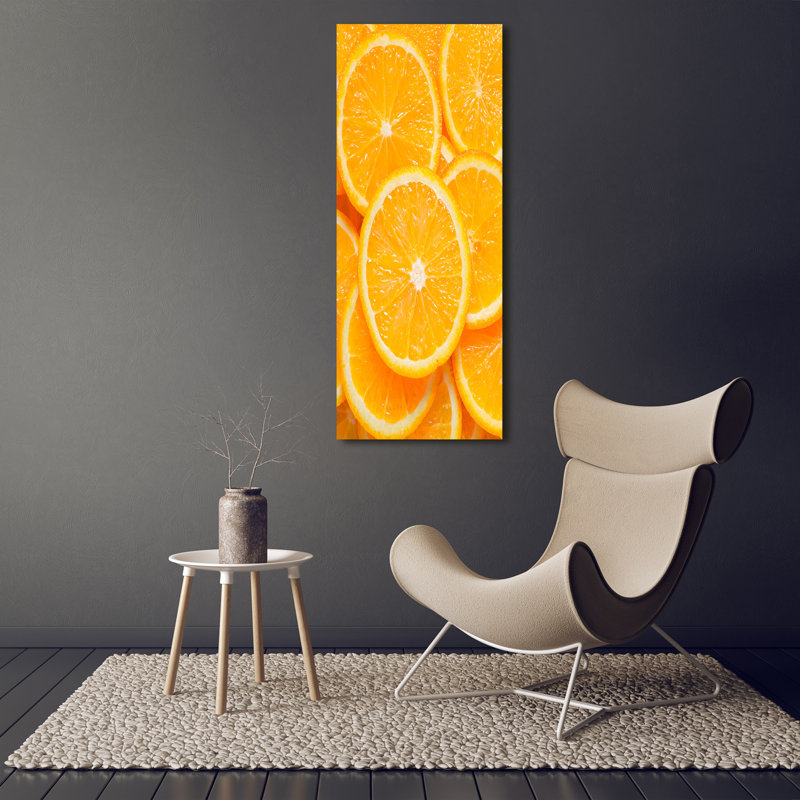 Orange Slices - Wrapped Canvas Print