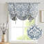 Abat-jour floral en lin avec attaches Valancel-108938875-108938880