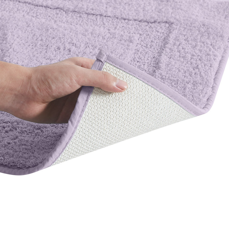  Cloud Bath Rug, 20x34 Rug 2 Pack, Lavender