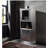 Bailee 2-Door Corner Cabinet, Aluminum
