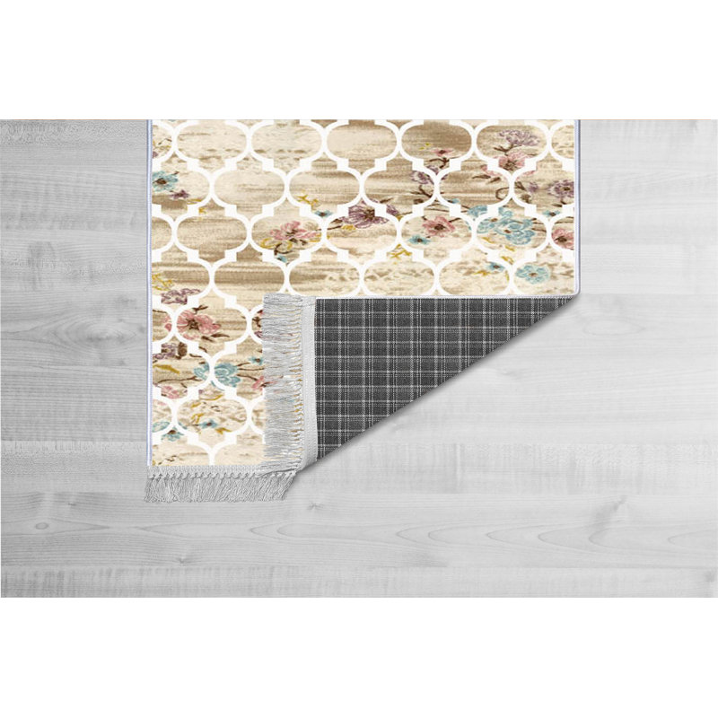 Luxurious Velvet Area Rug, 5.2 x 7.5 ft | 100% Velvet Fabric, 100% Cotton Sole, 0.4 in Pile Height | Antibacterial, Non-Slip, Machine Washable | Elegant 3D Digital Print, Perfect for Living Room & Bedroom Décor
