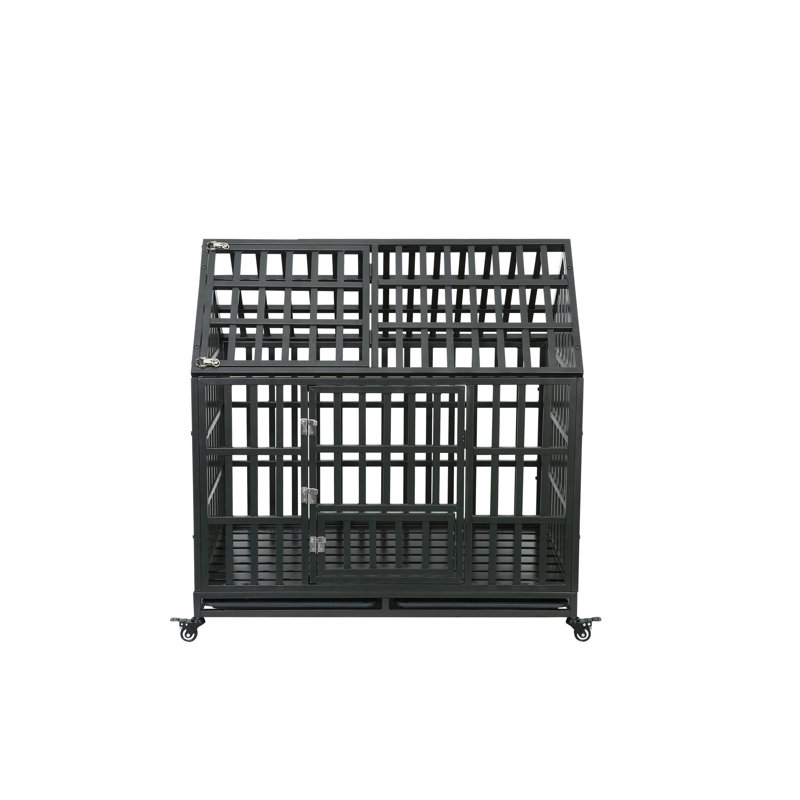 Cage pour chien robuste avec toit pour animaux