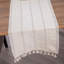 Table Runner Organic Cotton Lace 40 x 150 Gambhiri