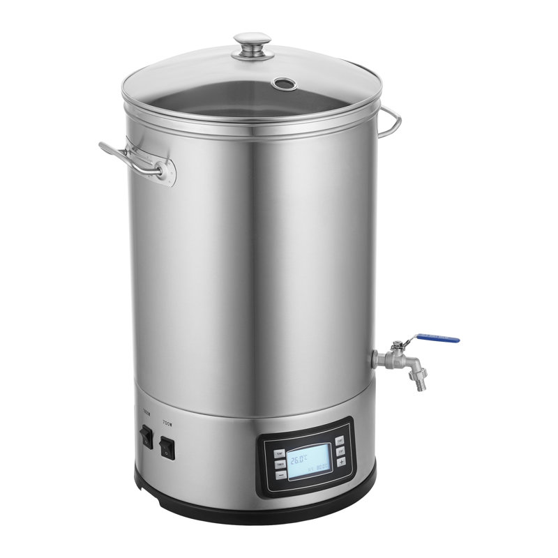 Bouilloire en acier inoxydable 9 gallons VEVOR