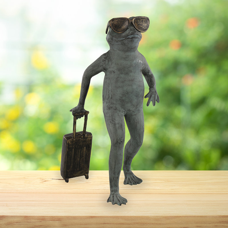 Frog Metal Garden Statue