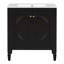 Meuble-lavabo 30 po avec lavabo rétro-122410007