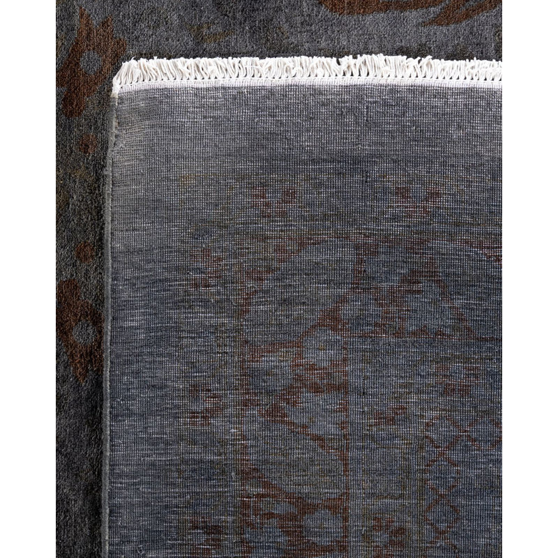Overyed One-of-a-Kind Rectangle 10 4" X 13'9" Hand Knotted Area Rug