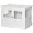 Versatile Wooden Dog Crate End Table with Multiple Doors for Small Dogs