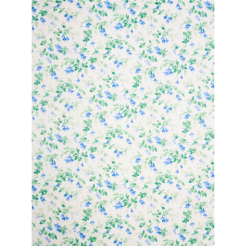 Garden Gate Chintz Fabric, Cobalt
