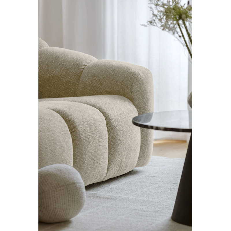 Shell Corner Sofa , Beige, Right Hand Facing