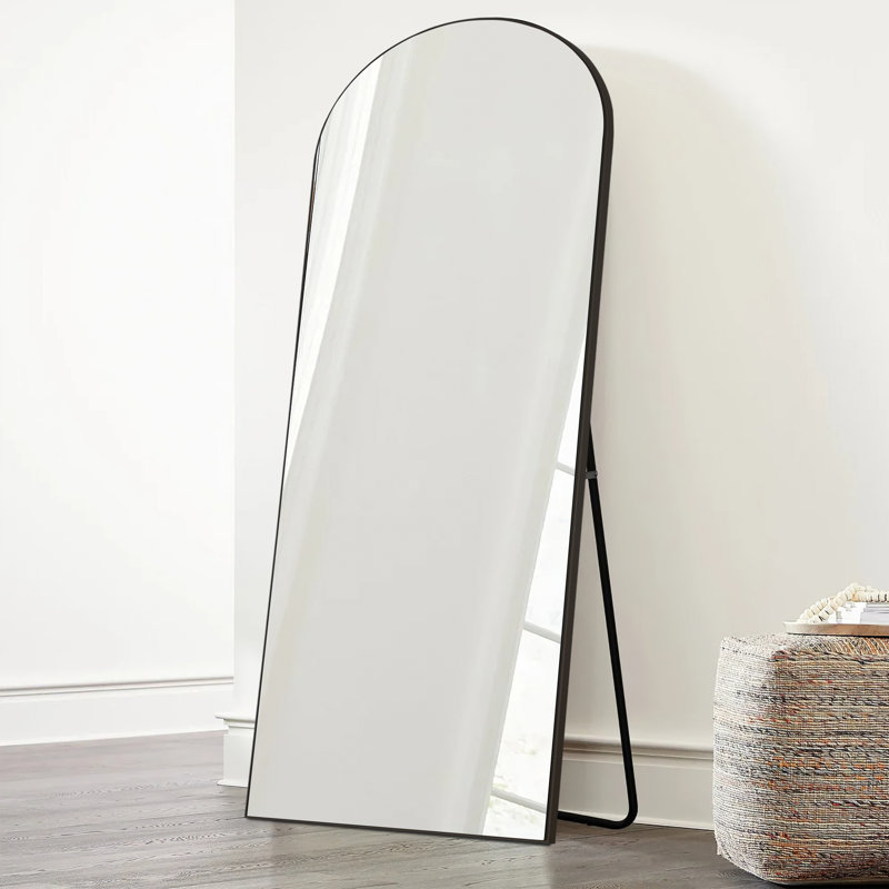 Kirssy Full Length Mirror, Black, 59" x 20"