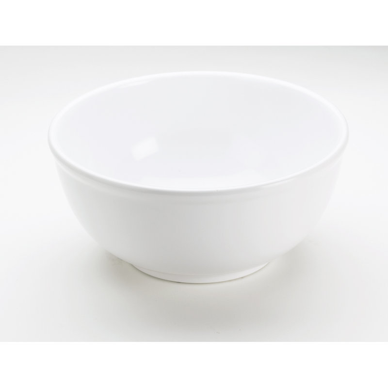 Bol rond en mélamine 10 po, Blanc