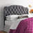 Clementine Upholstered Velvet Panel Headboard-1062646470-1062646471