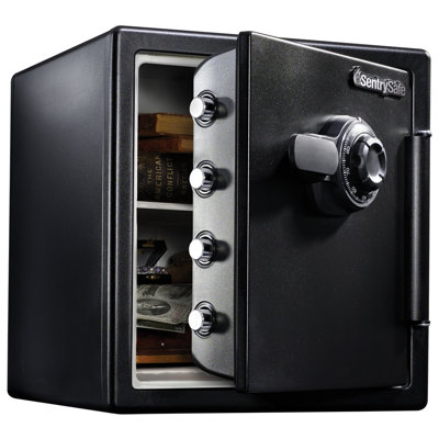 SentrySafe Fire/Water Combination Safe 1.23 CuFt with Dial Lock