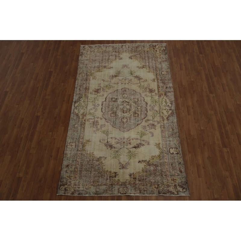 Tapis turc délavé exquis 6 x 10