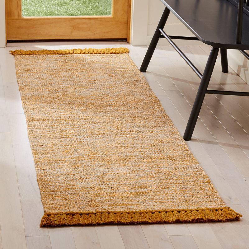 Tapis en coton Waloo, Tapis de couloir 2 pi 3 po x 7 pi