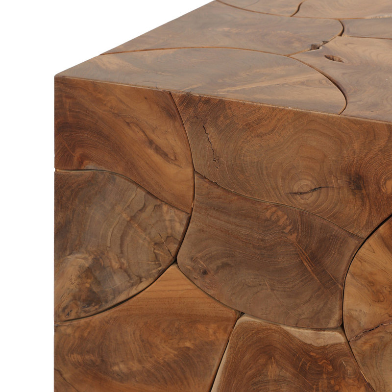Tomlin Outdoor Teak Coffee Table, Teak Root