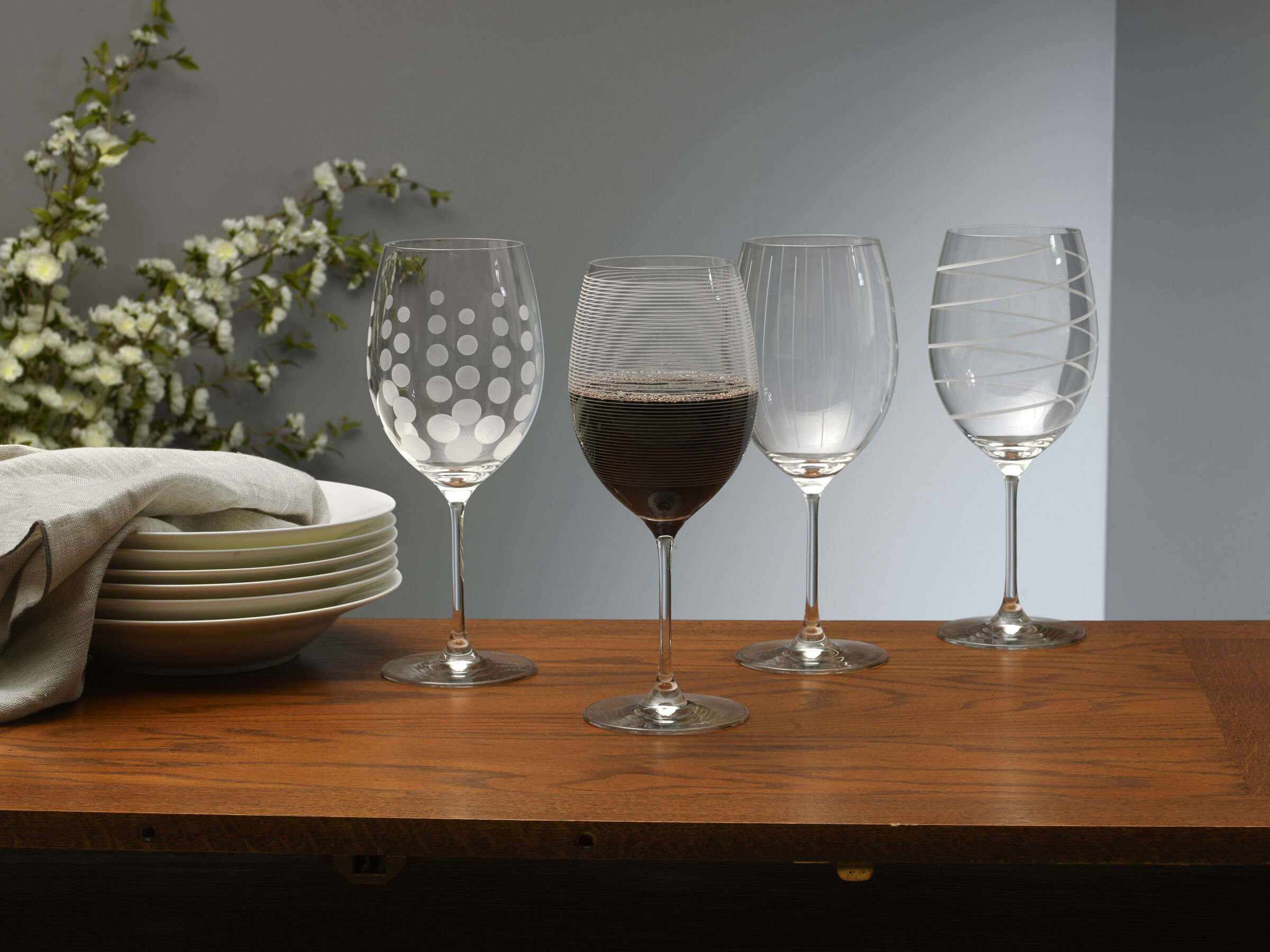 Mikasa Cheers Pieces Bordeaux Red Wine Glass, 24-Ounce Reviews