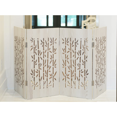 Delgado Wood Free Standing Pet Gate